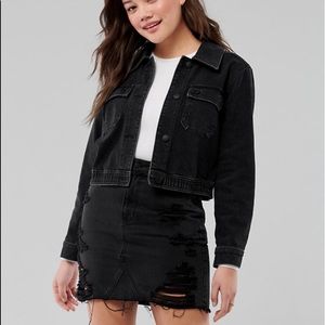 black denim jacket